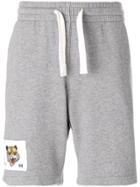 Sun 68 Jersey Tiger Patch Shorts - Grey