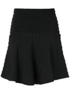 Andrea Bogosian Flared Skirt, Women's, Size: Medium, Black, Spandex/elastane/viscose/polyimide