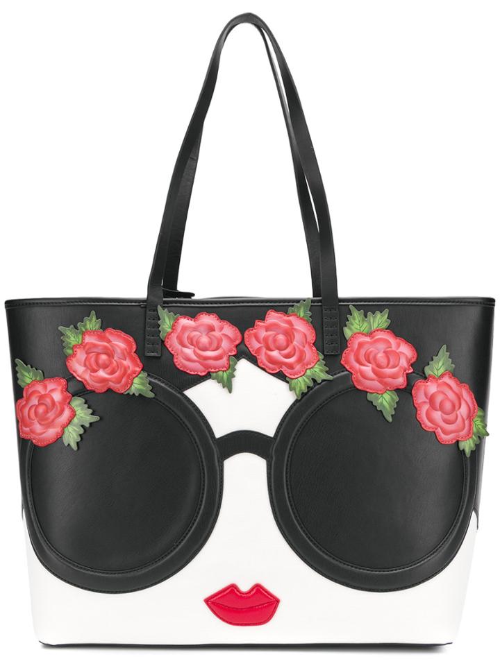 Alice+olivia Appliquéd Tote - Black