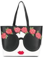 Alice+olivia Appliquéd Tote - Black