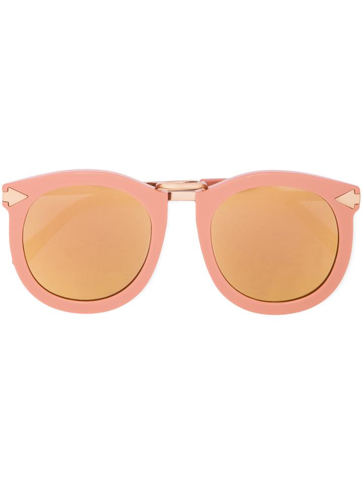 Karen Walker Eyewear Wayfarer Sunglasses - Pink & Purple