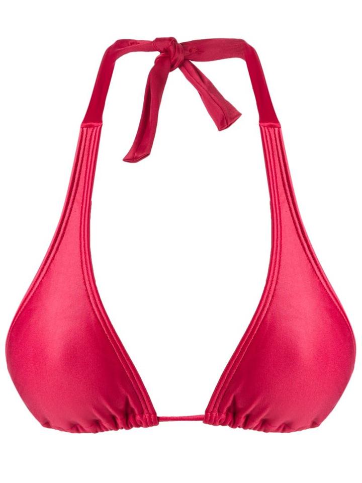 Lygia & Nanny Triangle Bikini Top, Women's, Size: 46, Red, Polyamide/spandex/elastane