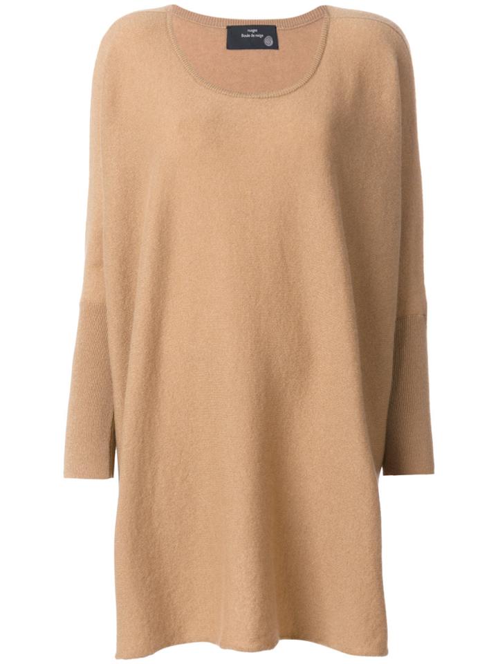 Boule De Neige Cashmere Knitted Sweater - Brown