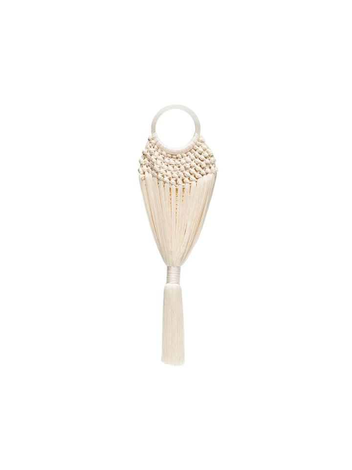 Cult Gaia Pearl Angelou Mini Bracelet Bag - Neutrals