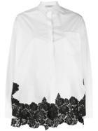 Philosophy Di Lorenzo Serafini Contrast Lace Trim Shirt - White