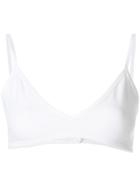 Helmut Lang Triangle Bra Top - White