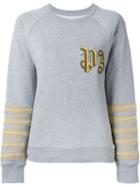 Palm Angels Brand Initials Embroidered Sweatshirt