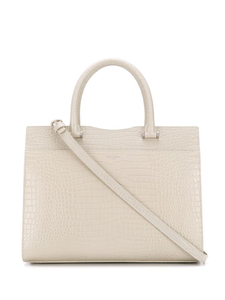 Saint Laurent Sac Du Jour Tote - White