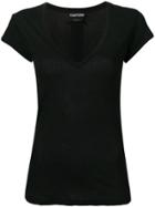 Tom Ford Basic V-neck T-shirt - Black