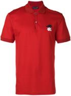 Alexander Mcqueen Bird And Skull Embroidered Polo Shirt