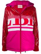 Iceberg Contrast Panel Hooded Jacket - Pink