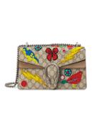 Gucci - Dionysus Gg Supreme Canvas Shoulder Bag - Women - Leather/suede/canvas/metal - One Size, Brown, Leather/suede/canvas/metal