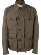 Burberry Brit Fieldley Jacket, Men's, Size: Xl, Brown, Cotton/linen/flax