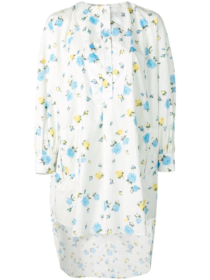 Golden Goose Deluxe Brand Floral Print Shirt - White
