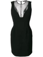 La Perla Sheer Panel Mimi Dress - Black