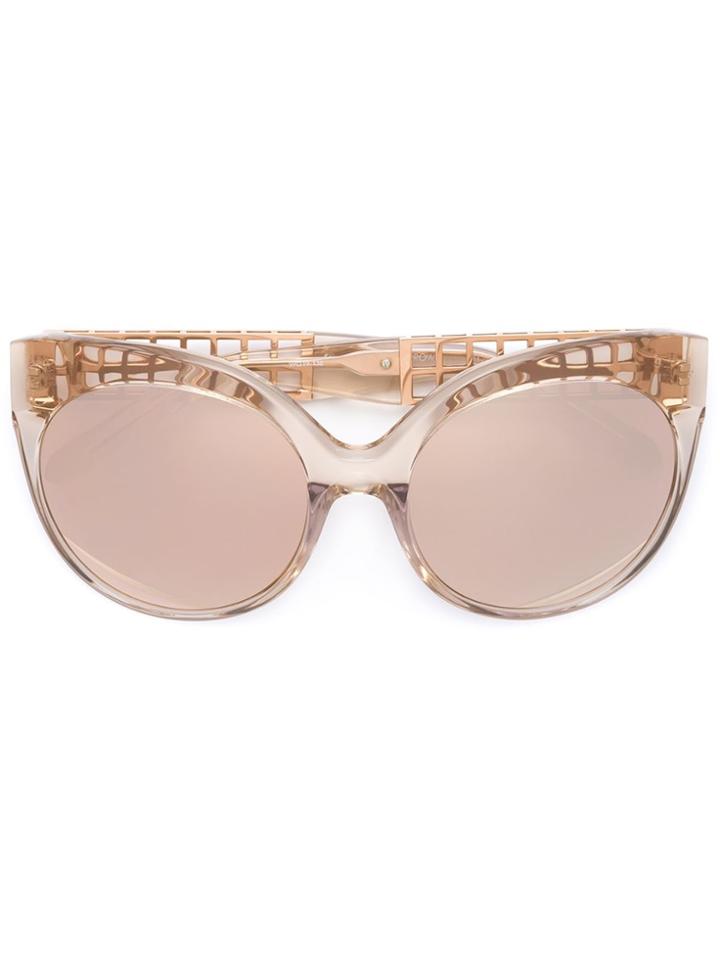 Linda Farrow Cat-eye Sunglasses - Pink & Purple