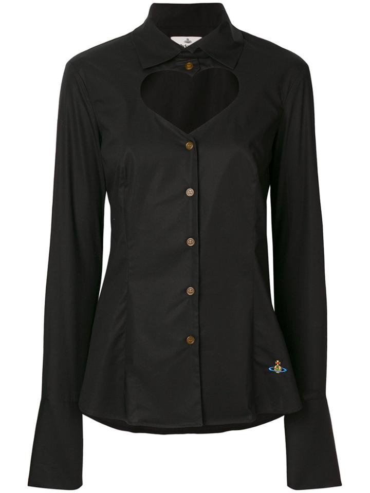 Comme Des Garçons Curved Hem Shirt - Nude & Neutrals