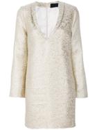 Iil7 V-neck Dress - Metallic