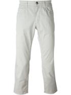 Fay Straight Leg Jeans, Men's, Size: 32, Grey, Cotton/spandex/elastane