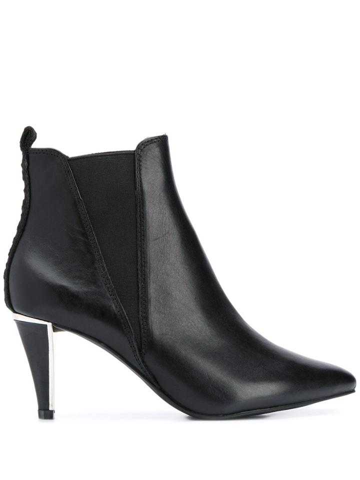 Dkny Dkny K3965829 Blk Black Leather/fur/exotic Skins->leather