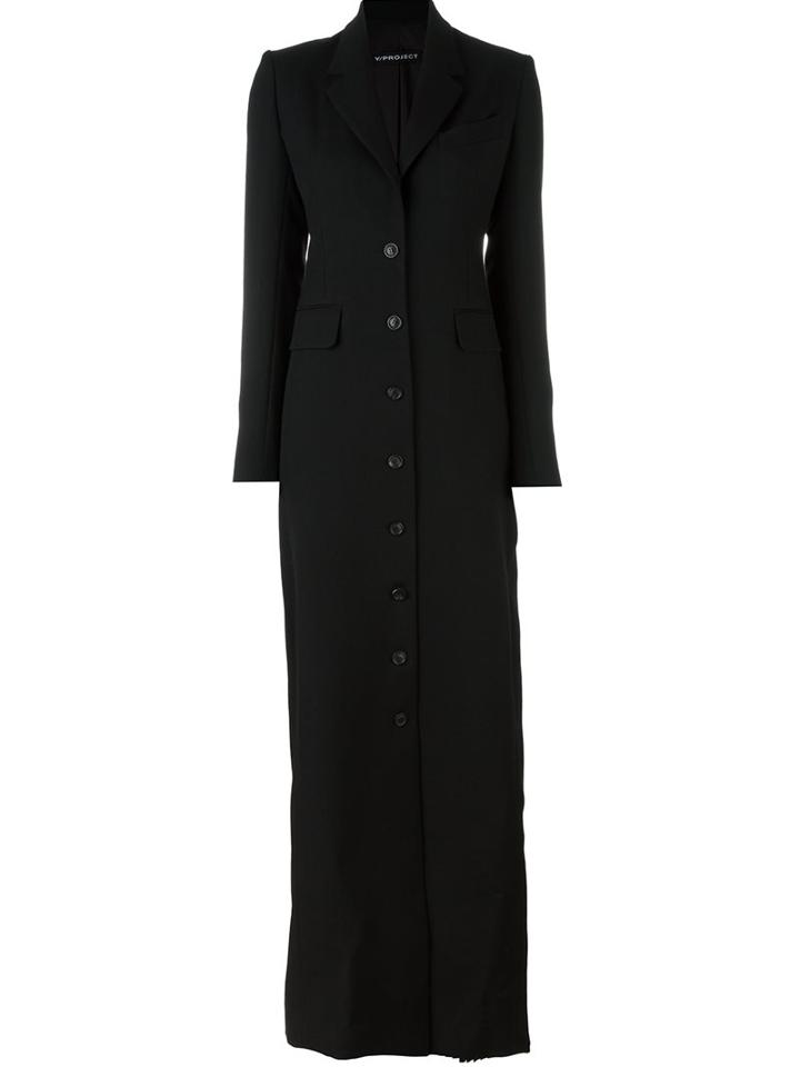 Y / Project Buttoned Down Long Coat