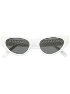 Stella Mccartney Eyewear Cat Eye Sunglasses - White