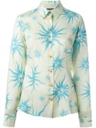 Fausto Puglisi - Sun Print Shirt - Women - Silk - 42, Nude/neutrals, Silk