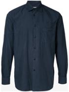 Gold / Toyo Enterprise - Loose Fit Shirt - Men - Cotton - M, Blue, Cotton