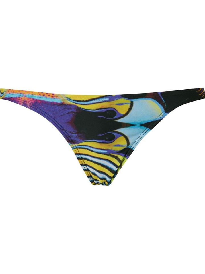 Blue Man Graphic Bikini Bottom, Women's, Size: Medium, Polyamide/spandex/elastane