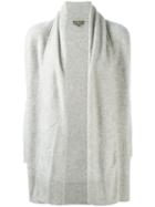 N.peal Shawl Collar Cardigan, Women's, Size: Large, Grey, Cashmere
