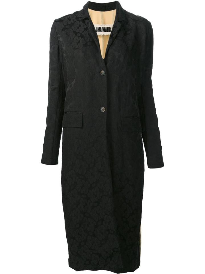 Uma Wang Jacquard Buttoned Coat