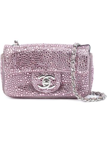 Chanel Vintage Swarovski Crystal Flap Crossbody Bag V