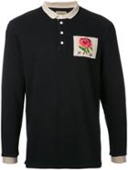 Kent & Curwen Stokes Rose Polo Shirt - Black