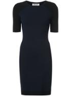 Dvf Diane Von Furstenberg Stretch Knit Dress - Black