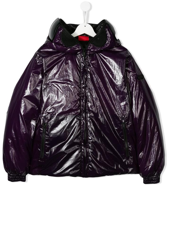 Ai Riders On The Storm Teen Built-in Goggles Jacket - Purple