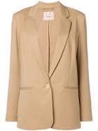 Twin-set Longline Tailored Blazer - Nude & Neutrals