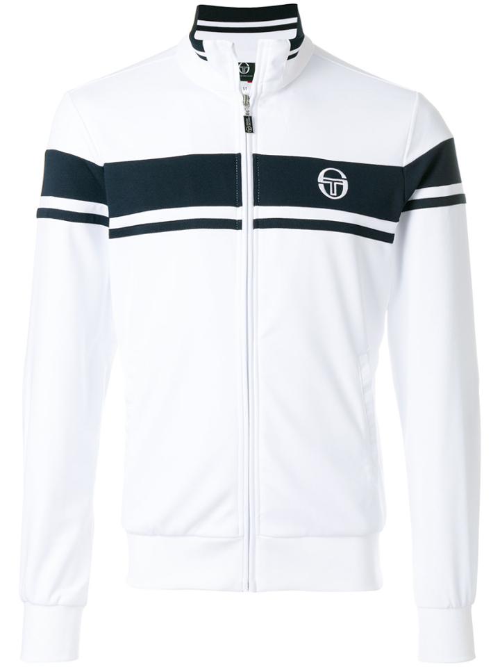 Sergio Tacchini Zipped Sports Jacket - White