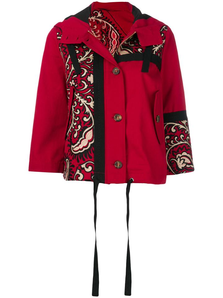 Red Valentino Cropped Bandana Jacket