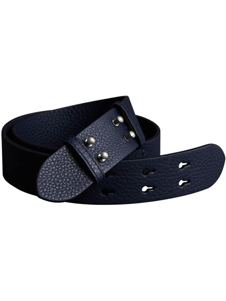 Burberry The Small Belt Bag Grainy Leather Belt - Blue