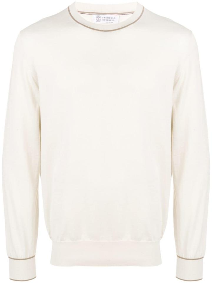 Brunello Cucinelli Crew Neck Sweater - Neutrals
