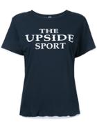 The Upside Logo Print T-shirt - Blue