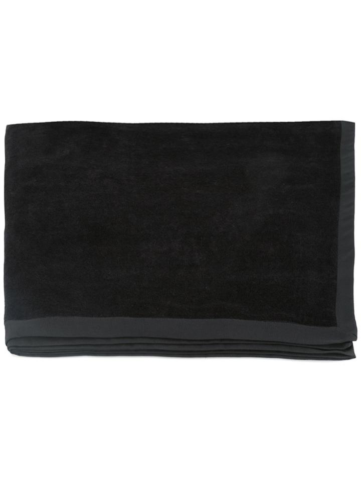 Givenchy Logo Embroidered Towell - Black