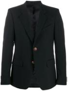 Givenchy Contrasting Buttons Blazer - Black