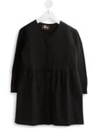 Lost And Found Kids Panelled Dress, Girl's, Size: 6 Yrs, Black