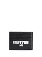 Philipp Plein Logo Credit Card Holder - Black