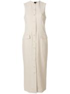 Aspesi Full Button Dress - Neutrals
