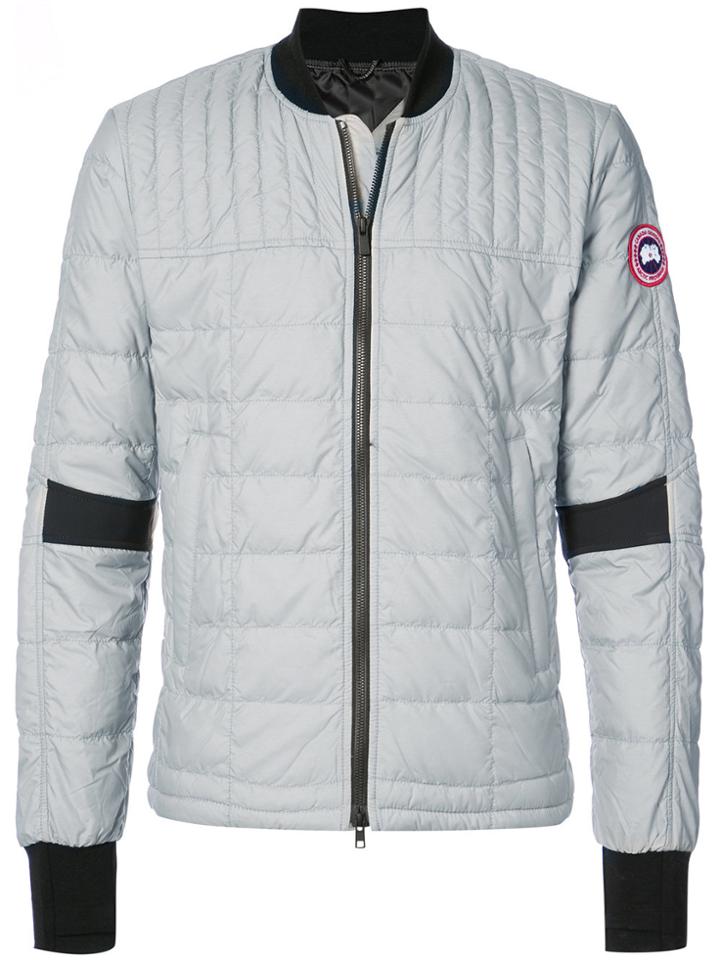 Canada Goose Padded Zipped Jacket - Grey