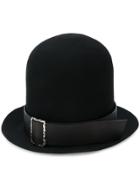 Yohji Yamamoto Buckled Hat - Black