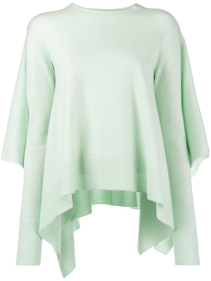 Sies Marjan - Knitted Cape - Women - Wool - L, Green, Wool