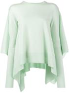 Sies Marjan - Knitted Cape - Women - Wool - L, Green, Wool